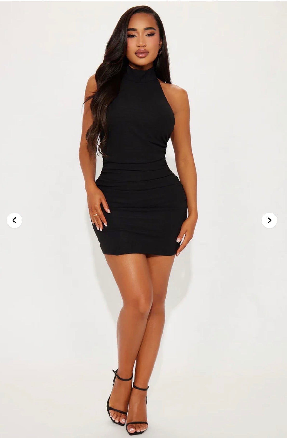 Allison Ruched Mini Dress