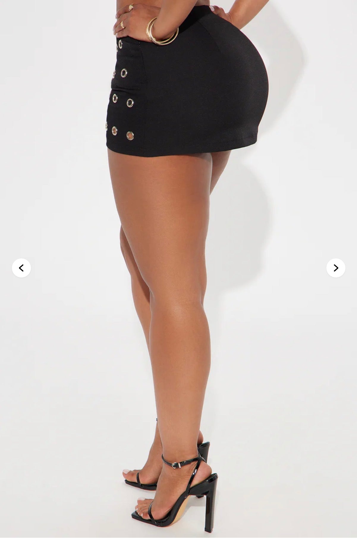 Bad Attitude Grommet Micro Mini Skort