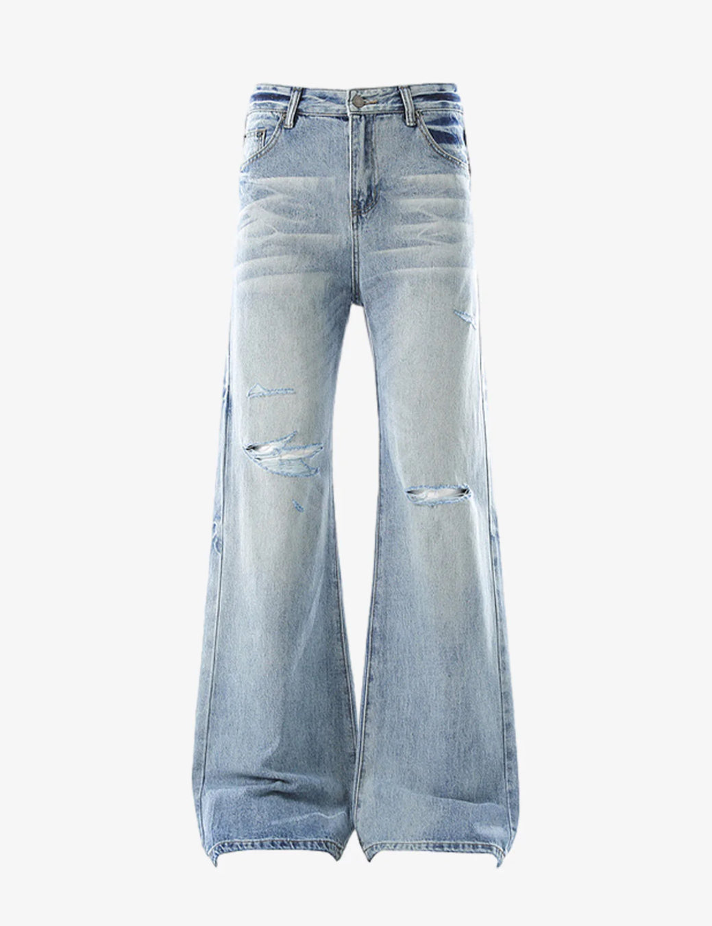 Denim Ripped Washed Distressed Jeans