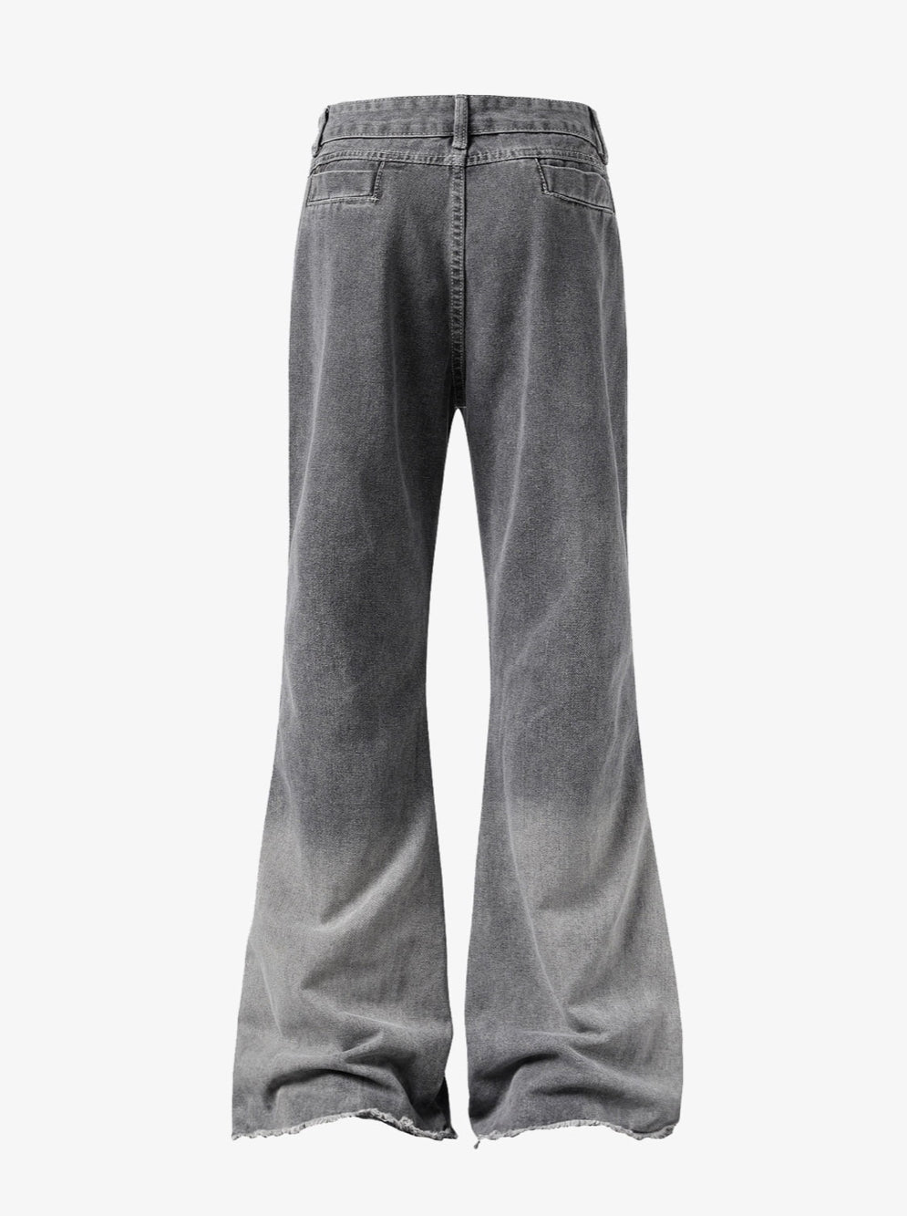 Washed Gradient Flared Jeans