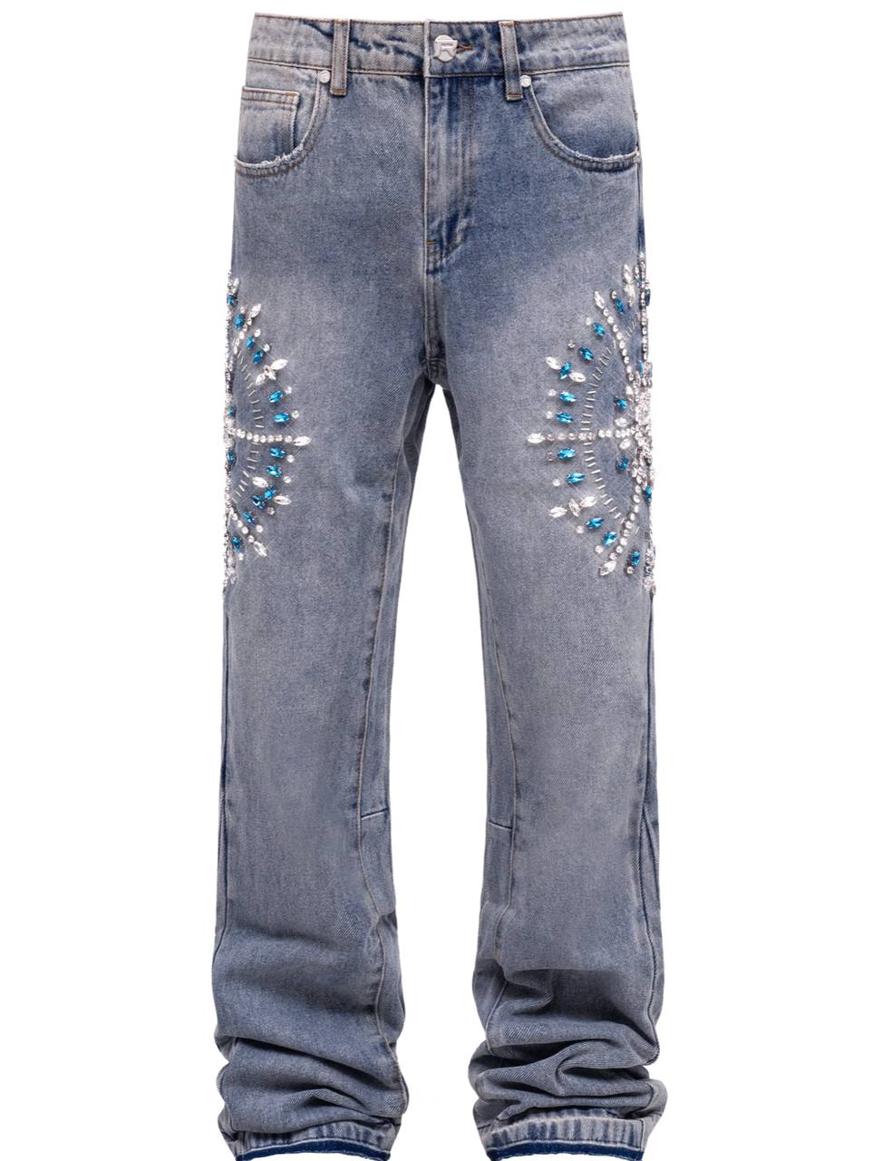 Circle Diamond Denim