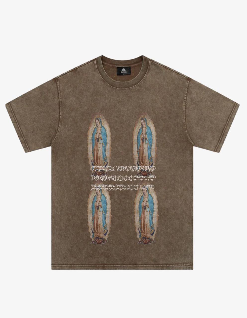 Original Virgin Mary Print T-Shirt